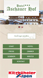 Mobile Screenshot of hotel-aschauerhof.at